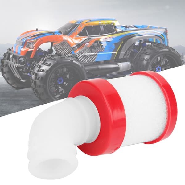 Mini Universal Engine Air Filter Cleaner Varaosat sopivat HSP 1/8 94087 94762 RC-autoon Punainen