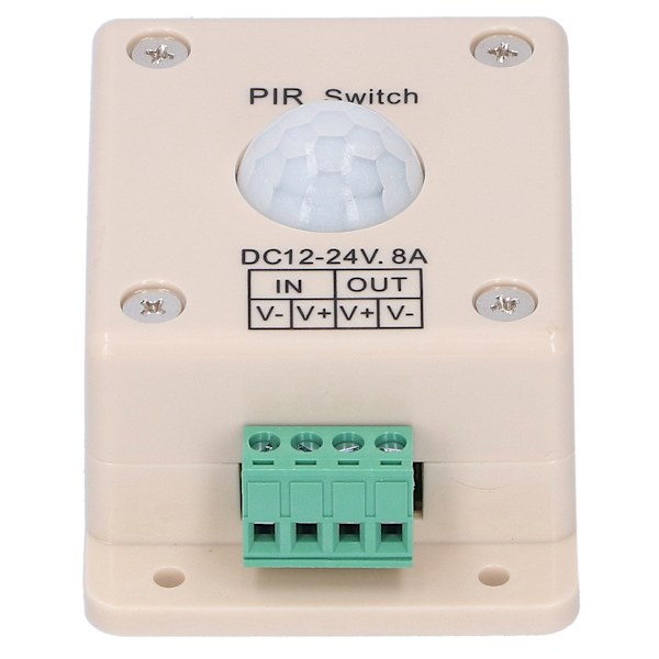 Infraröd Human Body Sensor DC12-24V LED Lamp Controller Automatisk PIR Induktiv Brytare