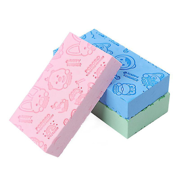 Badsvampset - Peeling, Spa-skrubb, Kroppsduschsvamp - Tar Bort Döda Hudceller - Vuxna, Bebisar, Gravida - 3-pack Färger