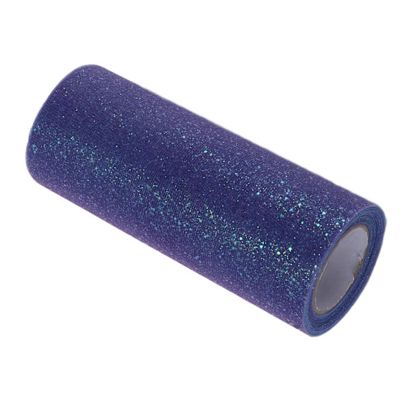 Regnbågsglitter tyll lång flexibel utsökt praktisk bred applikation gnistrande tyll för bröllopsfestGradient blå