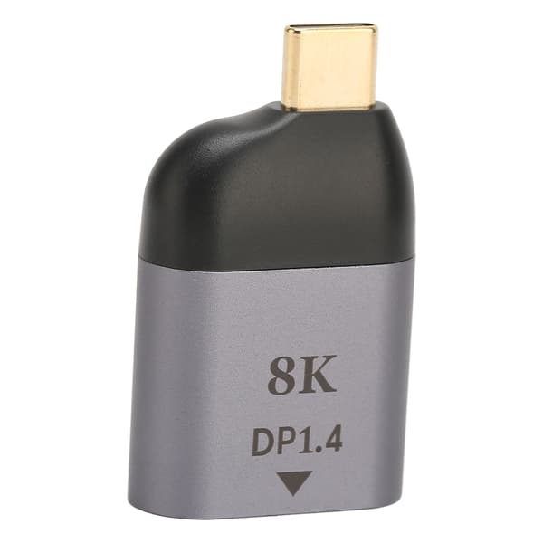 USB C - DisplayPort -sovitin 8K 60 Hz Korkean resoluution kompakti kannettava USB C - DP -sovitin Windows-tietokoneille