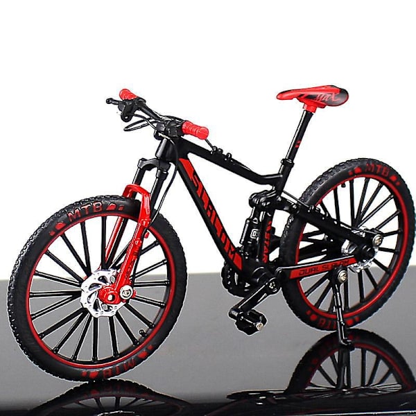 2 kpl Mini 1:10 Scale Alloy Mountain Bikes Mallin pöytäkoristelelu