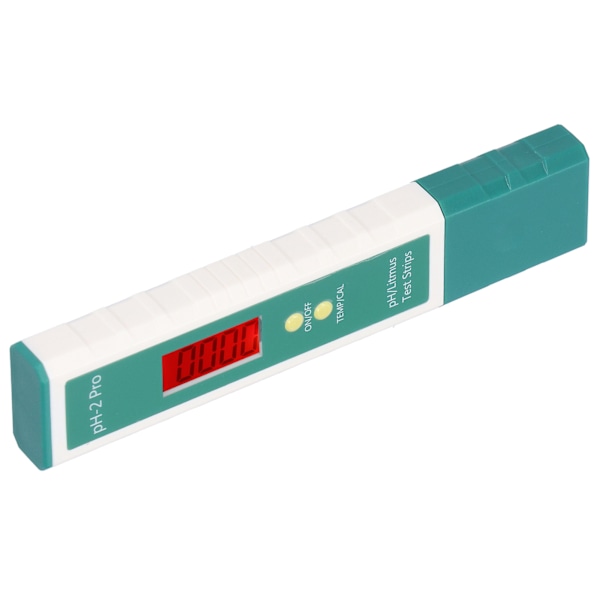 PH-meter Digital PH-testerpen med teststrimmelfunktion Termometer til drikkevand og poolvand
