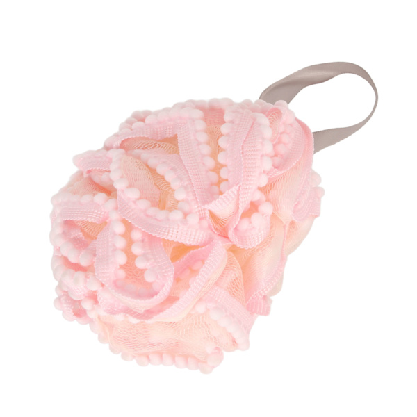 Unisex mode mjuk badboll Fashionabla blodcirkulerande främjande av baddusch Mesh loufah
