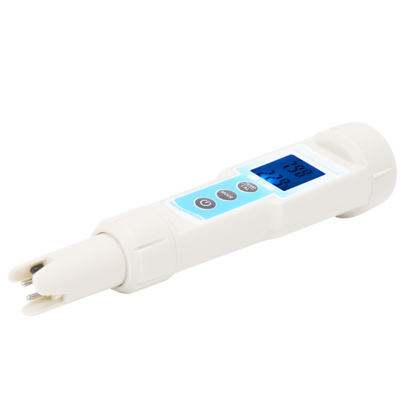 Multifunksjonell 5 i 1 pH /EC/TDS/Temperatur/Salinitetsmåler Vannkvalitetstester for Akvarium