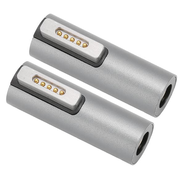 2 STK Magnetisk T-spidsadapter DC hun til Magsafe 2 Maksimal understøttelse 5A 18,5-20V PD Magnetisk adapter til IOS bærbar computer