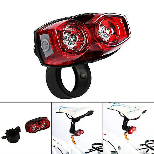 Sykkel - Super Lys LED Baklys for Sykkelsikkerhet