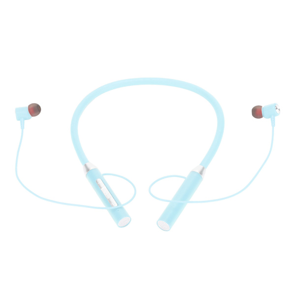 Niskanauha nappikuulokkeet Langattomat Bluetooth 5.2 IPX5 Vedenpitävä stereo Ergonominen Parannettu Basso Kaulanauha Magneettiset kuulokkeet Siniset