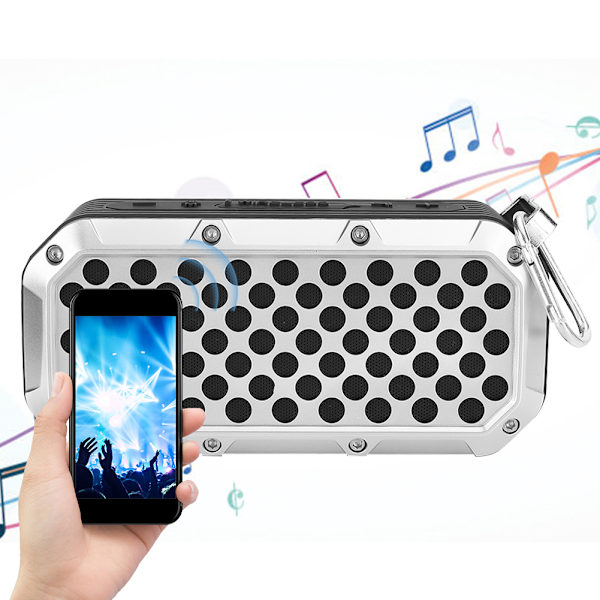 Mini utomhushögtalare Superstark subwoofer Mobiltelefon Bluetooth Insättningskort Cykelhögtalare Låda