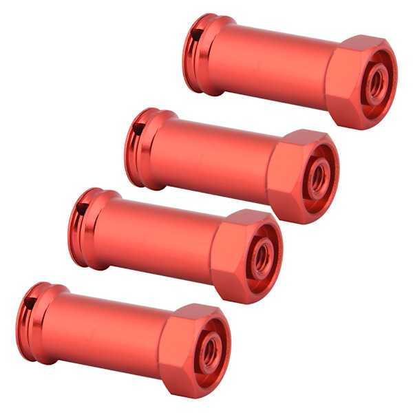 12 mm hjulsexnav 30 mm förlängningsadapter för Traxxas Slash 4X4 1/10 lastbil (12*30 mm, röd)
