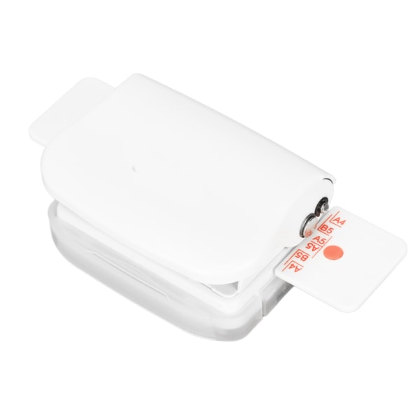 Manual Binding Machines Multipurpose 6 Hål Cinch Book Binding Machine for Home Office Vit