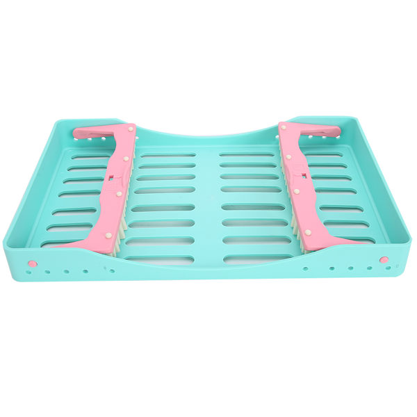 Dental Surgical Sterilization Box Disinfection Tray Sterilization Box RackGreen