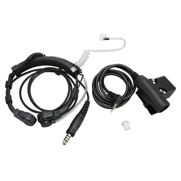 U94 PTT og halskontrol headset Støjreduktion Walkie Talkie Headset med PTT til YAESU VX 1R VX 2R VX 3R VXF 10 VXF 20