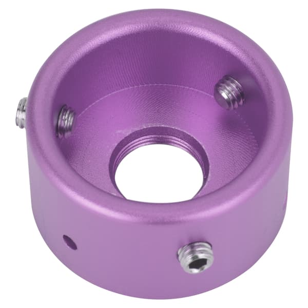 HH-ALM01 Stor aluminiumslegering alarmring bilantenne sugekopp klips kantsensor lilla