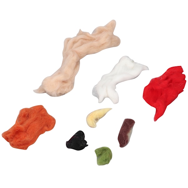 Nålfiltningskit Känn dig bekväm Smidighet DIY Produktion Ullfiltning Kit för filtnybörjare