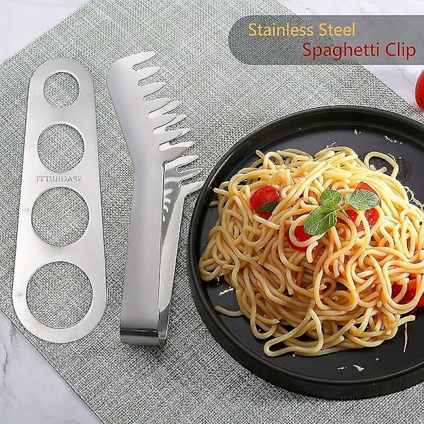 Spaghetti-tang i rustfrit stål, 20,5 cm, varmebestandig