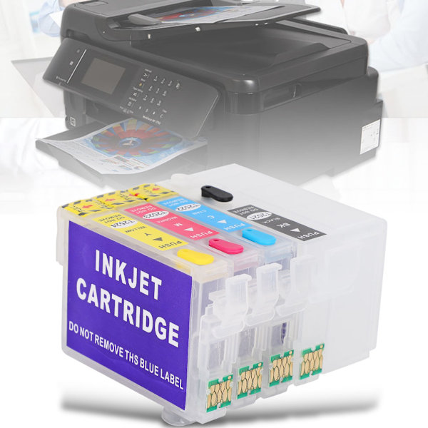 Blækpatron Sæt Printer Tilbehør til 252XL WF7610 3640 7110 7210 7710