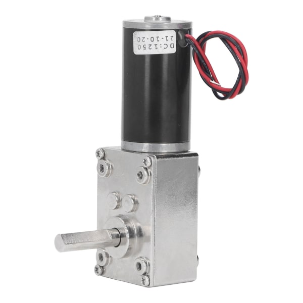 DC-geared motor, liten 18W, stor torsjon, reversibel turbinormreduksjonsmotor med selvlåsende DC12V 0-300 RPM per minutt