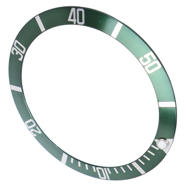 Professionell Armbandsur Bezel Insats Loop Ersättning Klocka Bezel Insats Ring Tillbehör Grön