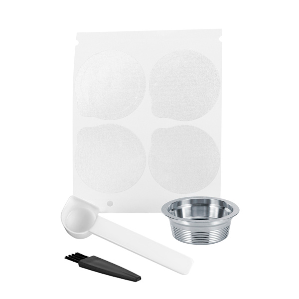 Kaffekapselkopp i rostfritt stål Set Passar till LAVAZZA A MODO MIO kaffemaskin