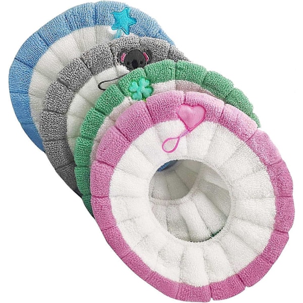 Mjuk Toalettmatta Universal Storlek Toalettvärmare Lätt Rengöring Toalettmatta Fiber Tyg Badrum