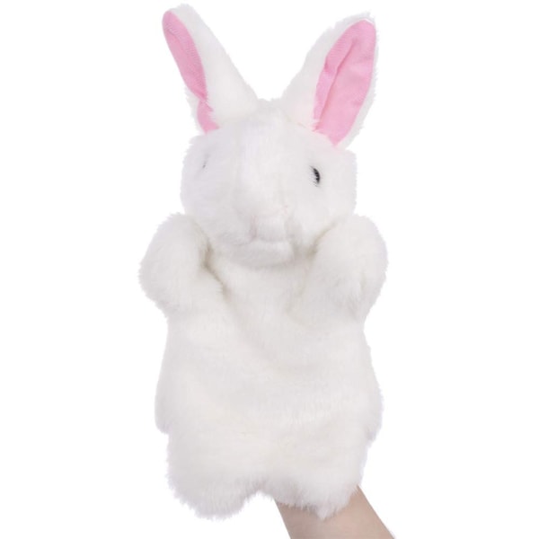 Sarjakuva Bunny Pehmo Finger Puppet - Söpö kanilelu lasten syntymäpäivälahjaksi