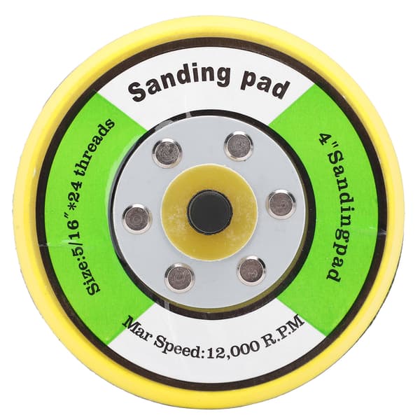4in Rund Sanderhållare Polerplatta Universal Polermaskin Slipmaskin Bricka Bas