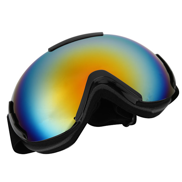 Skid- och snowboardglasögon med dubbla lager linser, anti-imma och UV-skydd, snöglasögon för vuxna (röda)