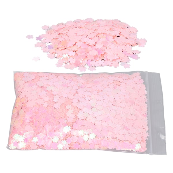 Nail Art Glitter Flakes Cherry Shape Sparkling Manikyyri Koristepaljerit Nail Shopiin Pinkki 50g