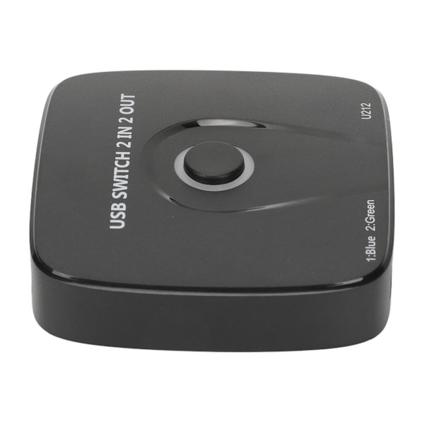 2 ind 2 ud USB-switch, driverfri, problemfri switch USB 2.0 periferisk switcher-boks-hub til computere, smart-tv'er, tastatur