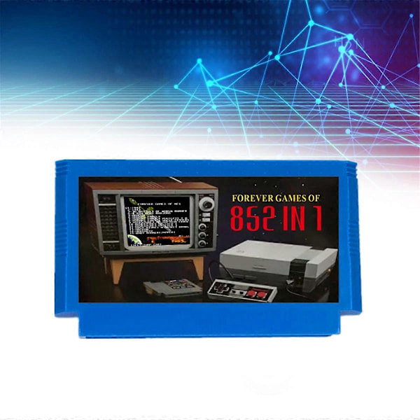 För FC Adapter 852 i 1 FOREVER GAMES Spel Blå