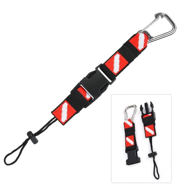 BCD Universaali Sukellustarvikkeiden Kiinnike Lanyard Turvaklipsillä Varuste HY08HY08