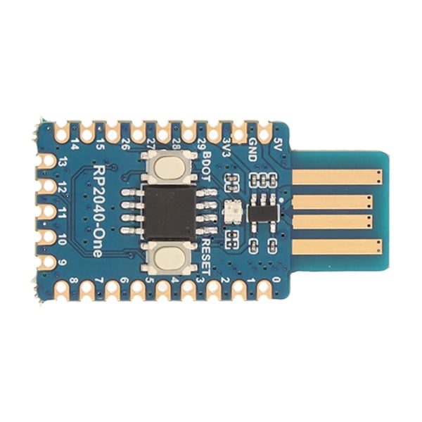 Mikro-ohjain RP2040 One USB A Male Port Dual Core 4MB Flash PCB Pico Laajennuskortti Raspberry Pi:lle