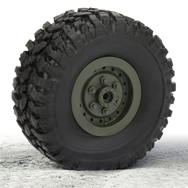 RC-autojen koriste-osat vararengas sopii WPL B36 B-36 B36K B36KIT 1:16 Military RC -kuorma-autolle/autolle