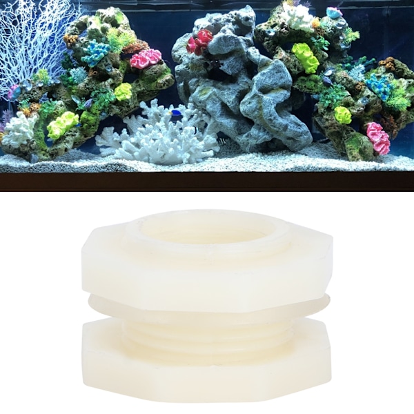 10 stk G1/2 DN15 akvariumkontakt adapter montering hunn-hann gjengegrensesnitt for fiskekar