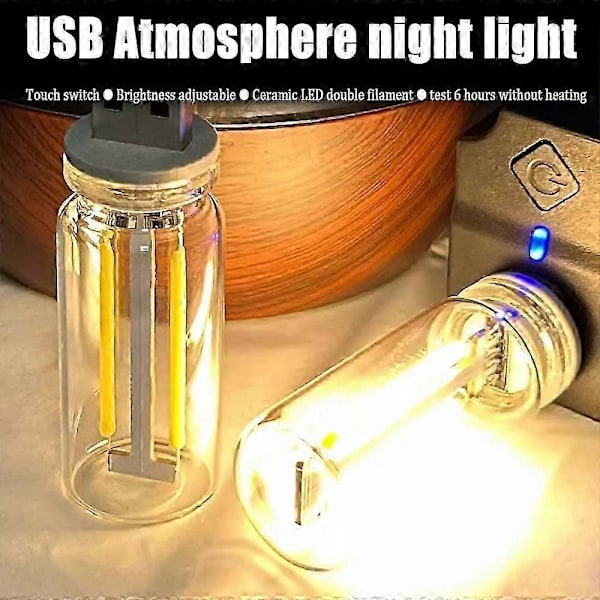 Retro Auton Lamput, USB LED Auton Sisätilan Tunnelmavalot, Plug-in USB Yölamput