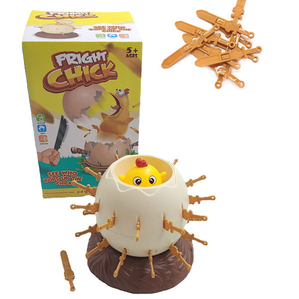 Kycklingpirat Rolig Tunna Hink List Trick Spoof Lotteri Spel Lycklig Stick Interaktiv Spoof Kyckling Tunna Spel