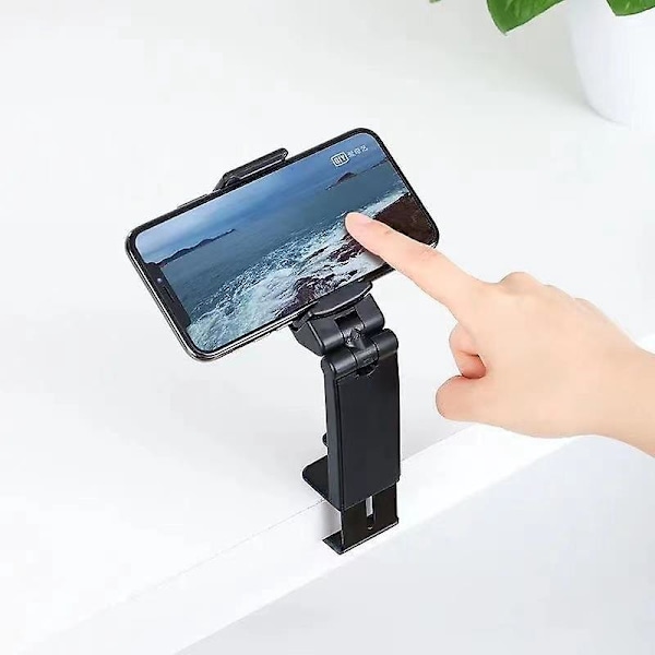 Flytelefonholder - Håndfri holder til skrivebord, multidirektionel rotation, rejsetilbehør