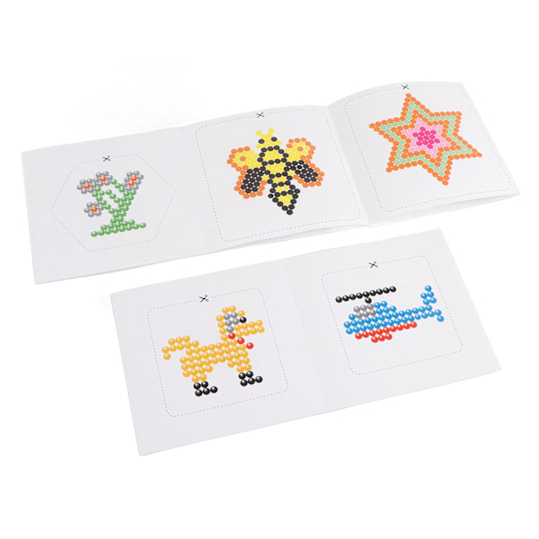 Kids Vann Fuse Beads Kit Pedagogisk Puslespill DIY Fargerike Spill Leker for Gutter Jenter 1500 Perler