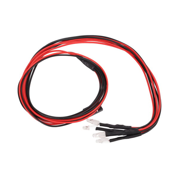 RC-strålkastare LED Stabil prestanda 3mm Universal fjärrkontroll modellbilslampor