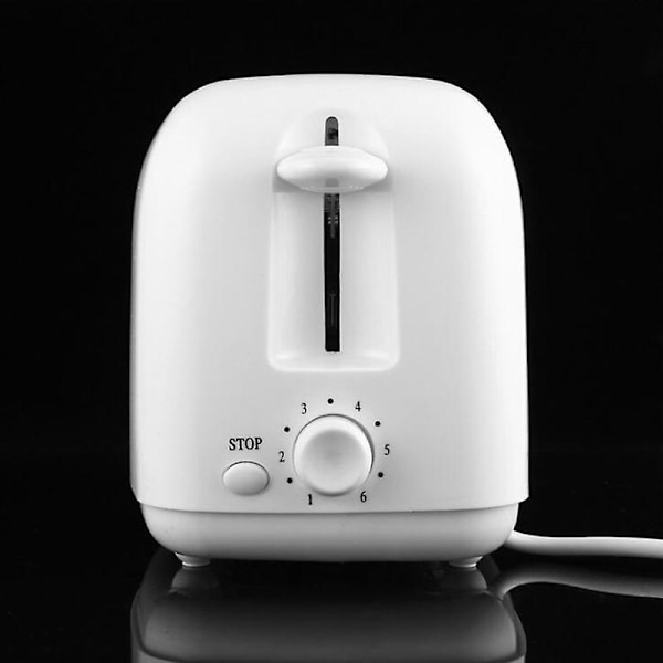 Ultra Kompakt Brødrister med Justerbare Bruningsniveauer og Automatisk Afbrydelse
