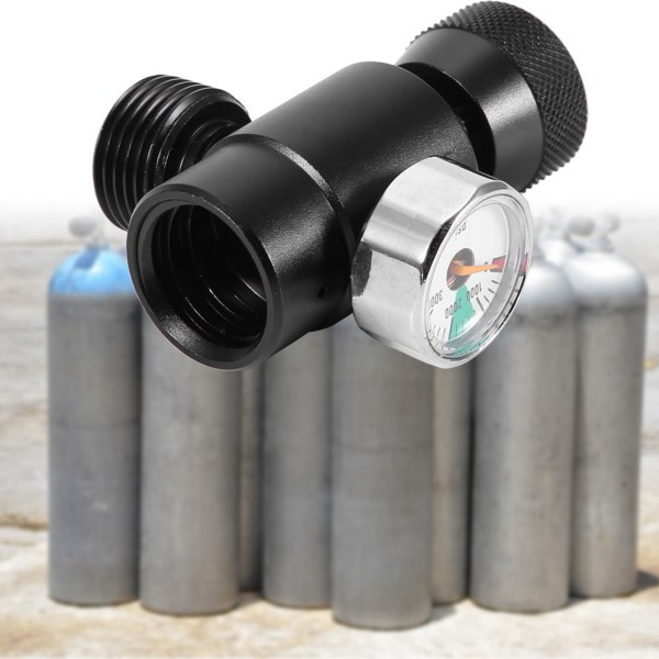 SodaStream CO2 Refill Adapter Kit (svart med mätare) - 1 st