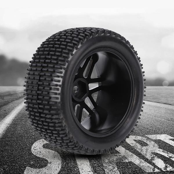 4 kpl Renkaat Renkaat Muokkaus Tarvike Vaihto 85mm Yleismaailmalliseen 1/10 RC AutoonMusta