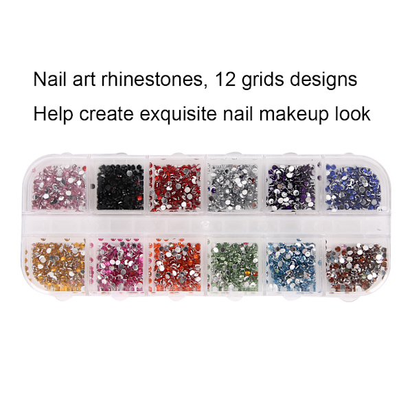 Nagel prickpenna strass dekoration nagelkonst borste tennfolie papper manikyr verktyg set