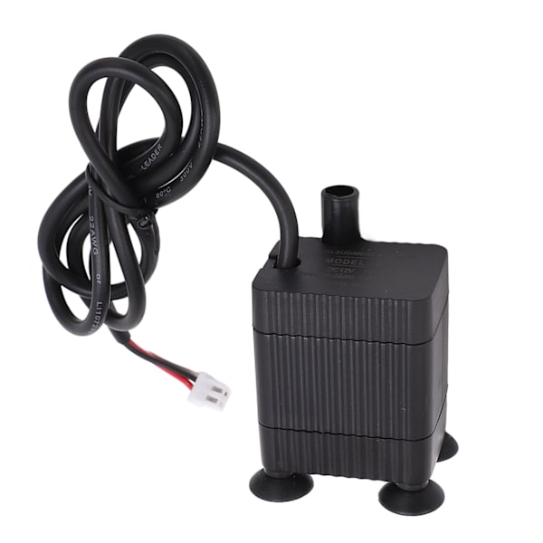 Harjaton mikrovesipumppu Punainen kuparikäämi Hiljainen minitehostepumppu Akvaarioon DC12V