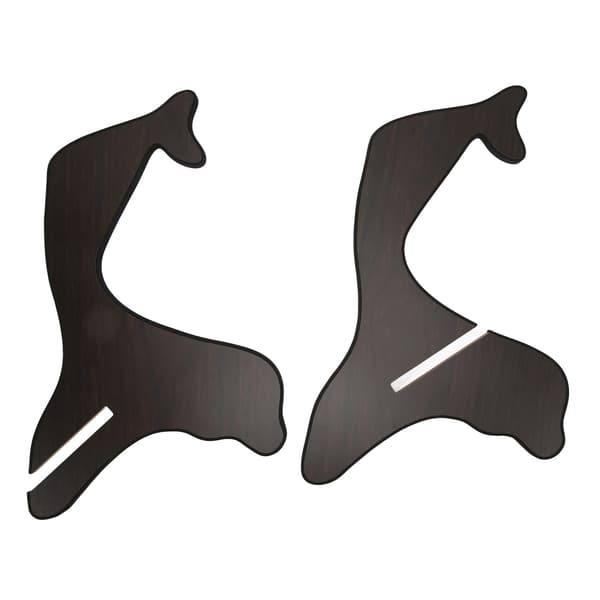 Ukulele Stativ Trä Avtagbart Gitarr Display Fäste Bärbar Stränginstrumenthållare Svart