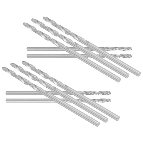 10 stk. lige skaft spiralbor Perle Punch Bor Bits Tilbehør Dele Sæt 1,9 mm