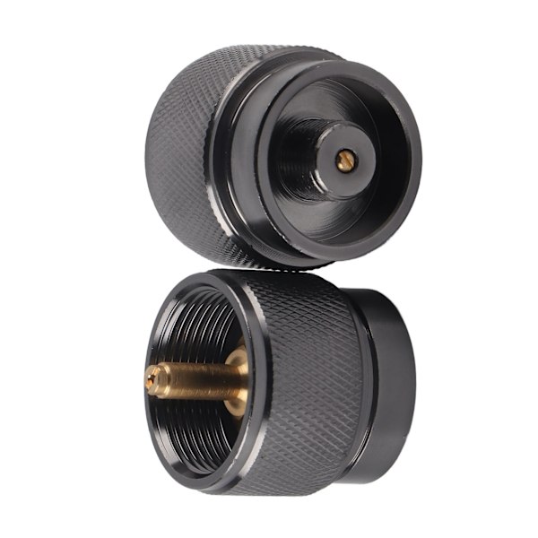 2 stk Kassett Gass Tank Konverter Kobling Sylinder Adapter for Utendørs Camping Piknik