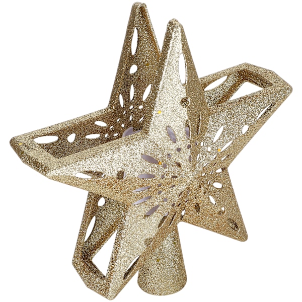 LED Snefnugaprojektorlampe Lys Snefnug Roterende Juledekoration GoldenEU Stik 220V