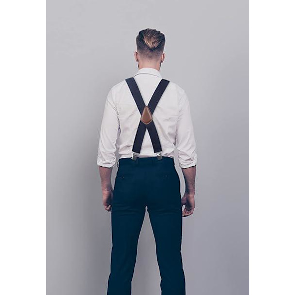 Tibetanske mænds seler med meget stærke 4 klips herre seler Heavy Duty X seler Style Justerbar seler